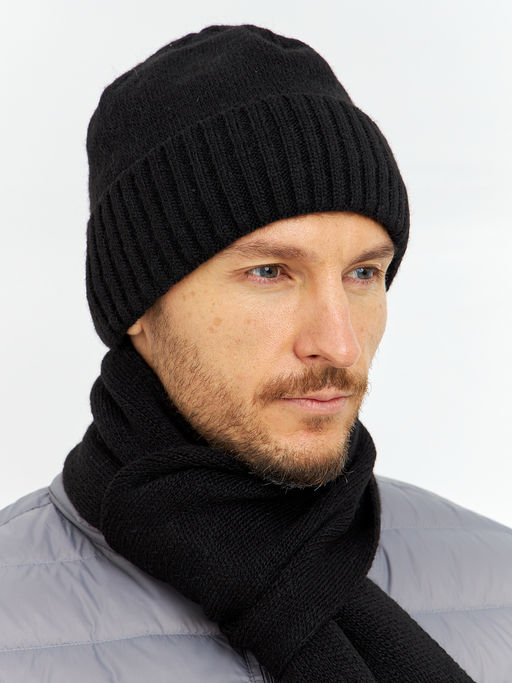 шапка мужская черная - Glenfield фото 3