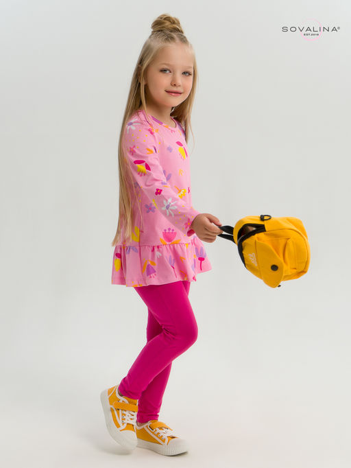 Костюм Алиса цветы барби-фуксия - Sovalina фото 14