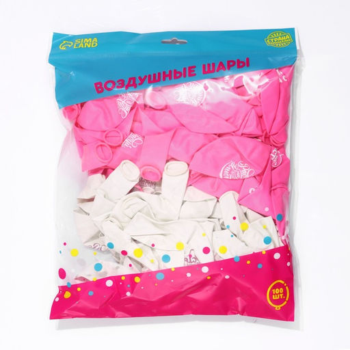 Воздушные шары латексные 12" «Хвалебные, любимым», 100 шт.