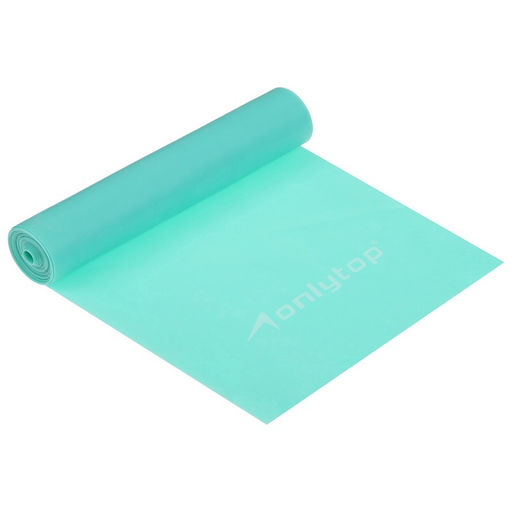 Эспандер ленточный для фитнеса ONLYTOP, 150×15×0.04 см, 10 кг, цвета МИКС