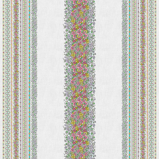 "Цветочные узоры" Скатерть 180х145см, длина стола до 140см, на 6 персон, хлопок "Премиум" 186г/м2, "Домашняя мода" (Россия)