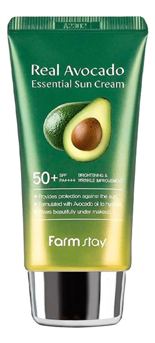 FS Real Avocado Essential Sun Cream, 70ml - Солнцезащитный крем с экстрактом авокадо