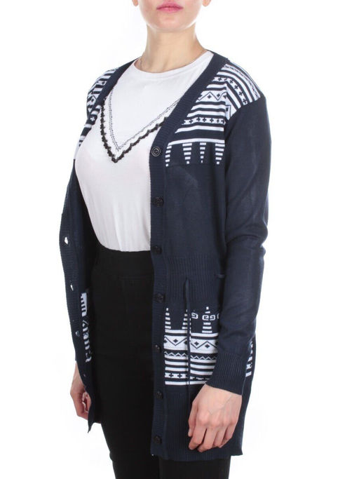 8506 Кардиган женский (80% хлопок, 20% anti-pillfibre) - Фабричный китай фото 7