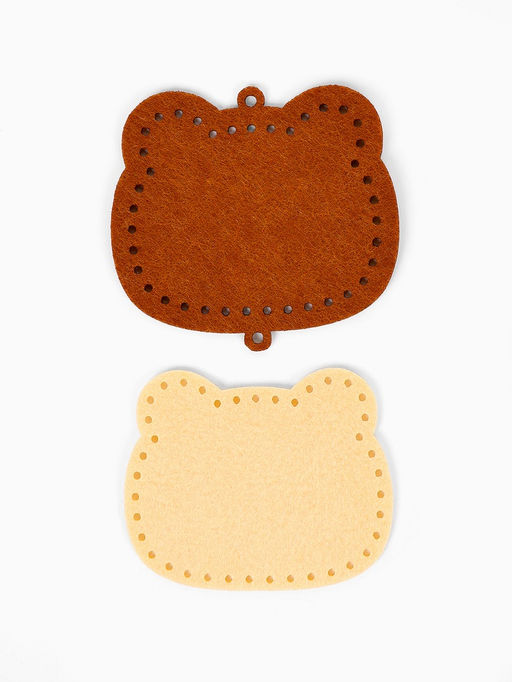 Цена за 2 шт. Брелок из фетра «Медвежонок», набор для творчества