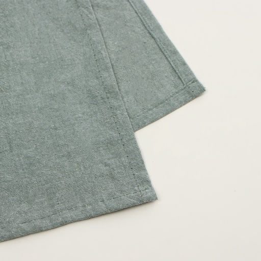 Простыня евро SL Home Деним, 245280 см, оливковая, жатый хлопок - Sima-land home фото 7