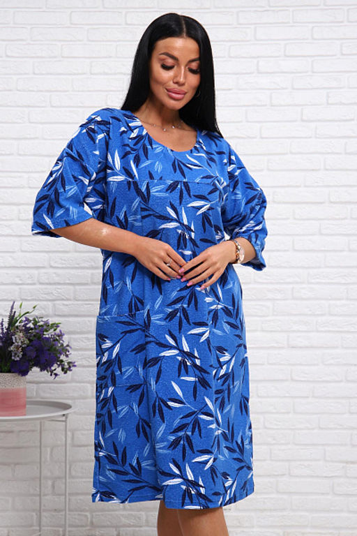 Туника махра (01020, синий)