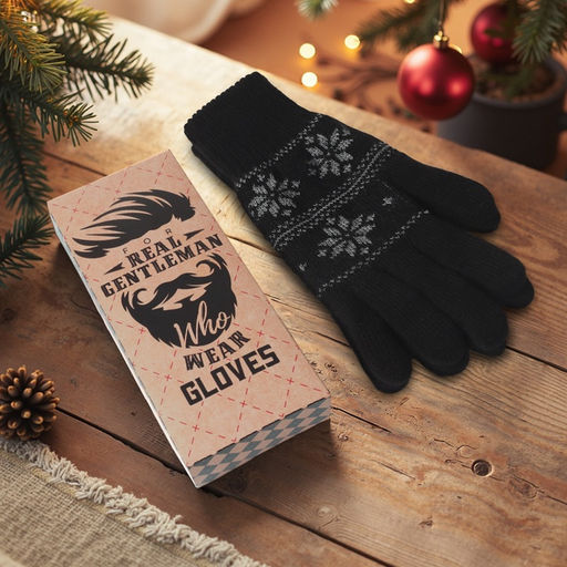 Перчатки мужские новогодние KAFTAN Джентельмен, размер 22
