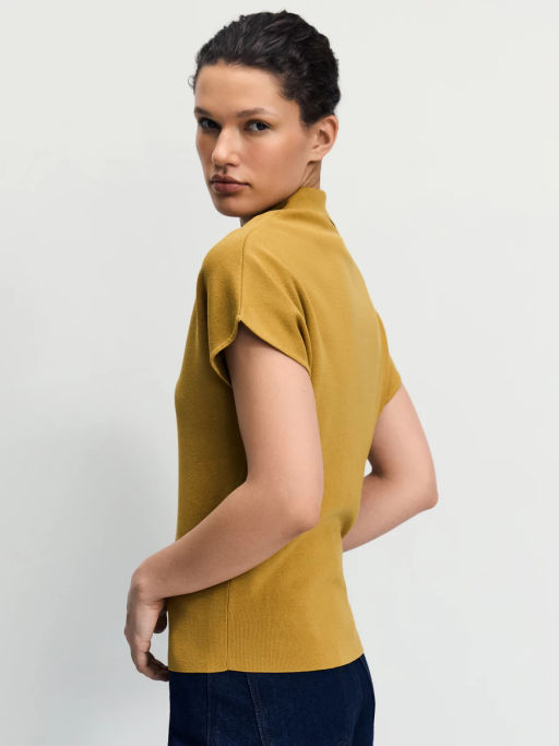 Джемпер поло из вискозы / Zarina  фото 5