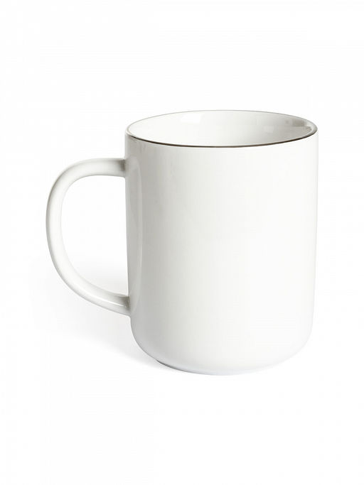 Кружка 400мл белый фарфор