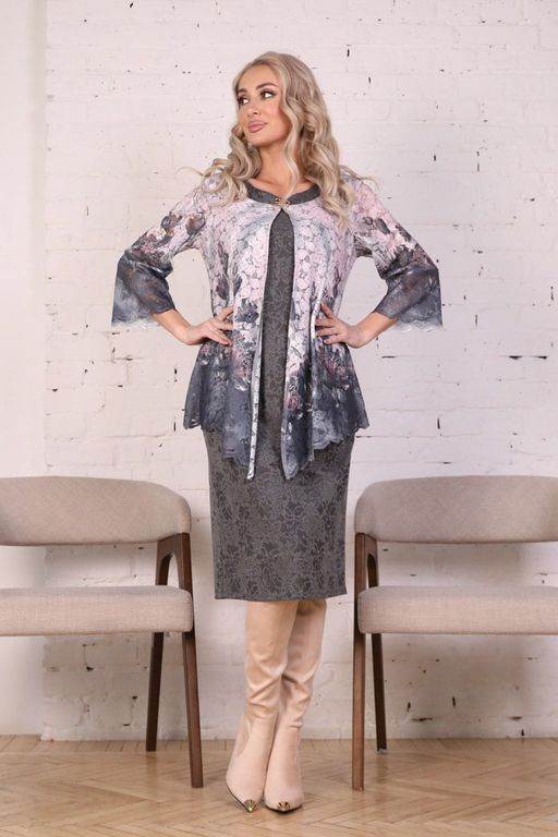 Платье П4-3695 - Wisell фото 10