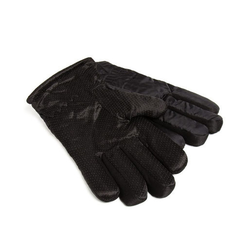 Перчатки зимние мужские MINAKU однотонные, цв.чёрный, р-р 8 (25 см)  фото 2