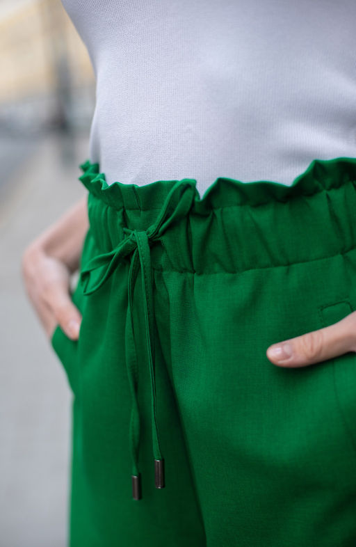 Шорты изумрудный - Donna saggia фото 3