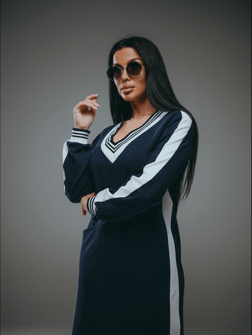 Дебора платье женское (синий)