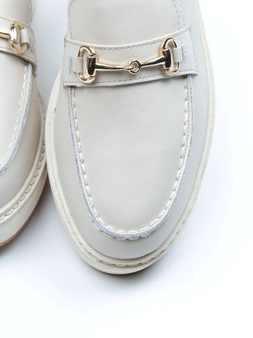 03-5062-3 BEIGE Лоферы женские (натуральная кожа)