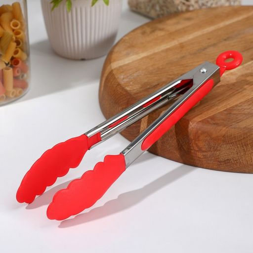 Щипцы кухонные Tongs-04 (нейлон + нерж.сталь), 17,5 см 985851 - Mallony фото 6