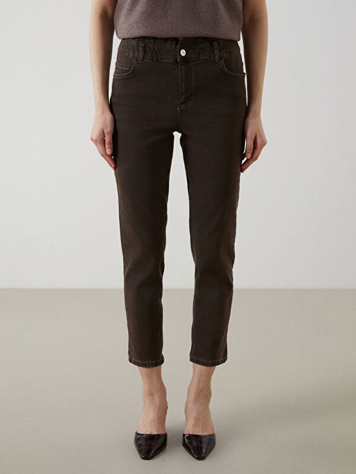 Slim Mom Kad?n Jean Pantolon