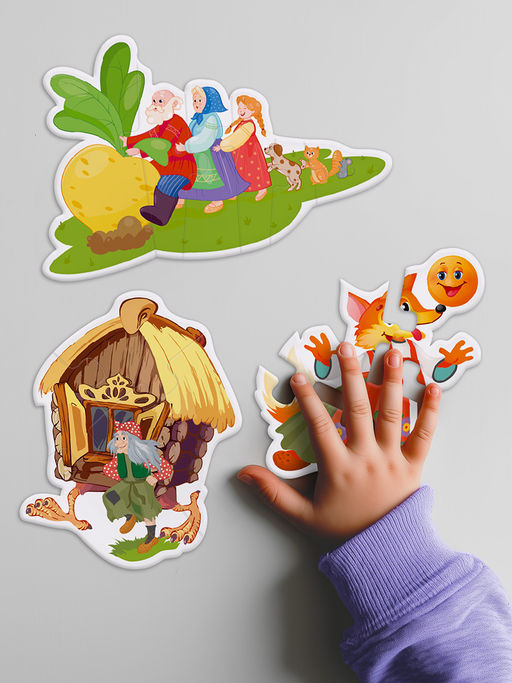 ФРЕЯ PZL-BК-012 Пазлы для малышей Мир сказок 19 элемент