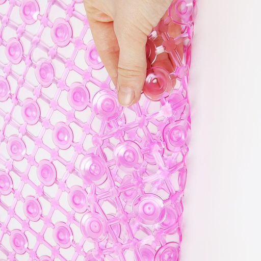 Коврик противоскользящий в ванну на присосках Доляна «Капли воды», 36×65 см, МИКС