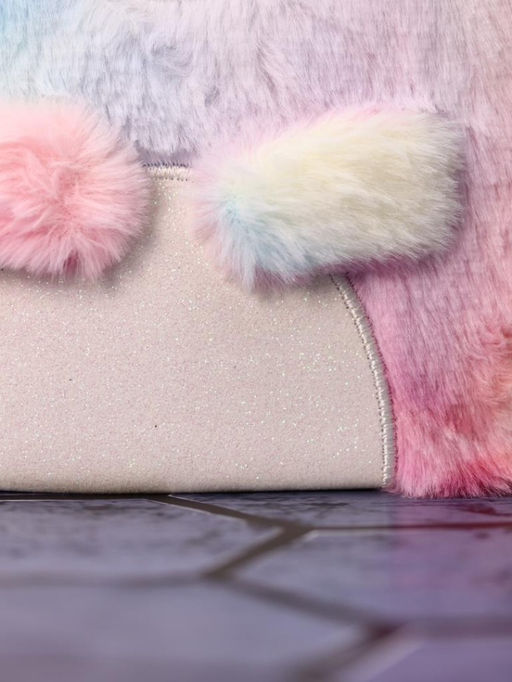 Блокнот плюшевый Happy mouse, rainbow, 21 х 15 см, плотность 80 гр.