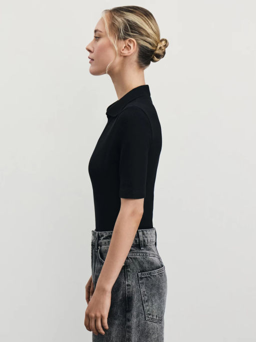 Боди в рубчик из хлопка / Zarina  фото 8