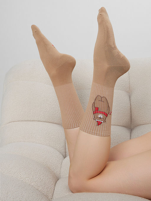 Цена за 5 пар! Теплые НОСКИ ЖЕНСКИЕ