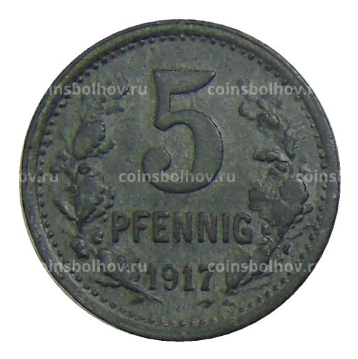 5 пфеннигов 1917 года Германия  Нотгельд Изерлон