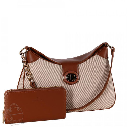 Сумка женская  012309082 beige Crisbella/30 в Новосибирске