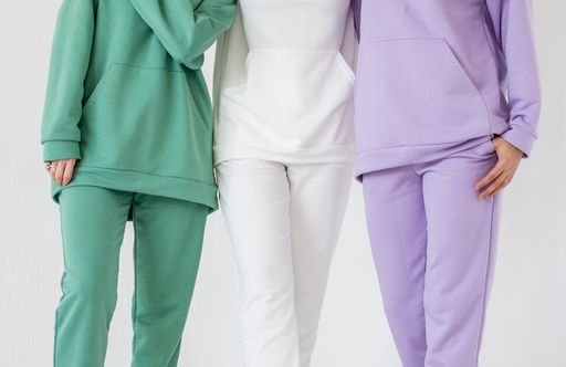 Футер 3х нитка КАЧЕСТВО ПЕНЬЕ костюм женский с брюками палаццо - Knitka wear фото 7