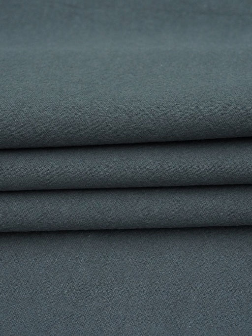 Хлопок крэш цв.Темный брезентово-серый, СОРТ2, ш.1.40м, хлопок-100%, 160гр/м.кв - Купава фото 2