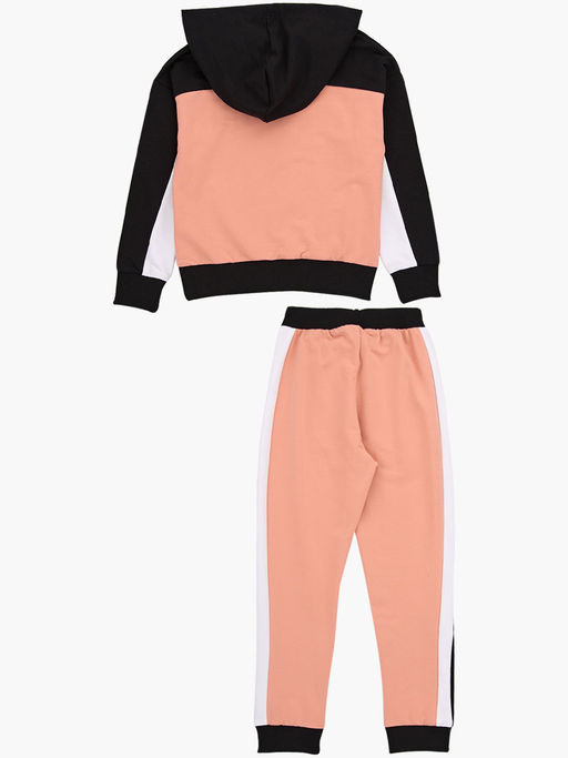Комплект спортивный UD 7704 персик/черный - Mini maxi фото 5