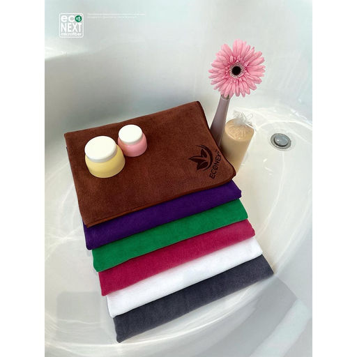Полотенце Роскошь из трикотажной микрофибры 80*150см 440гр/м2  ECONEXT microfiber  фото 3