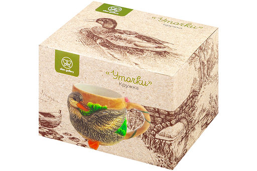 Кружка 300 мл 13,3*10,3*8,3 см "Уточка"