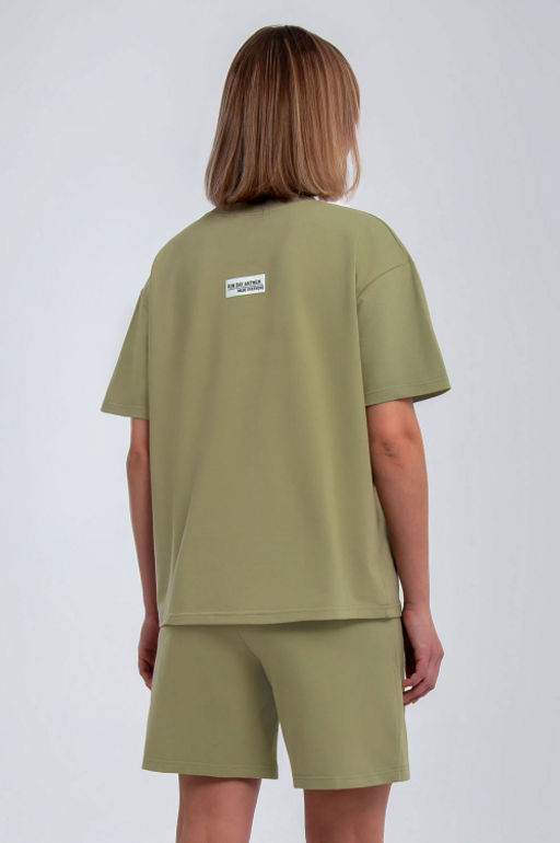 Арт. 2368 Костюм женский с шортами 42-50 (4 шт) Цвет:полынь - Калинка фото 3