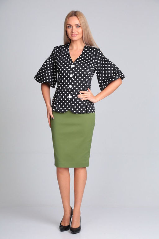 Костюм Gamma & Gracia 287 черный зеленый  фото 6