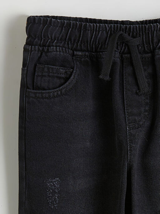 Beli Lastikli Erkek ?ocuk Jean Pantolon