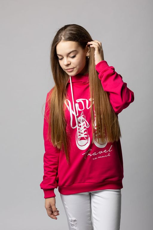 ФУТЕР 2х нитка Худи для девочки - Relay фото 6