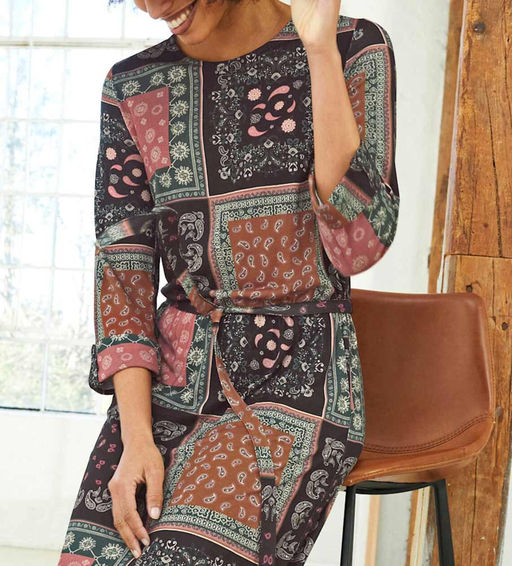 Платье, черно-розовое - Linea tesini фото 5