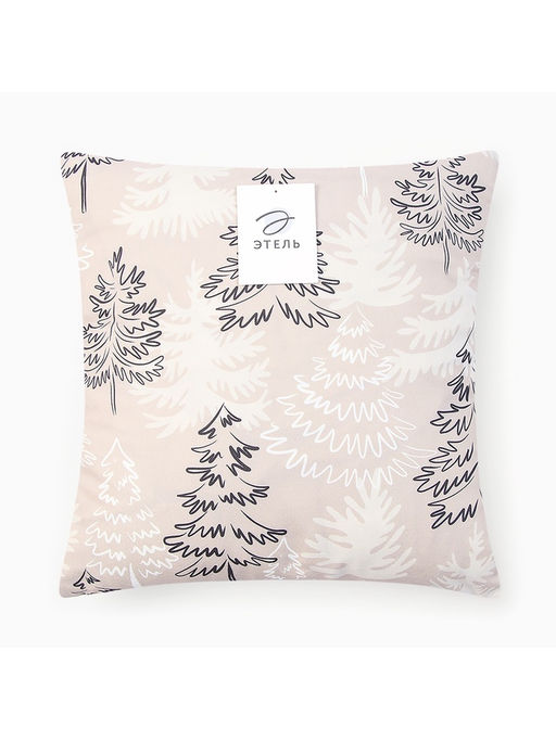 Наволочка декоративная новогодняя Этель. Зимний лес 40?40 см