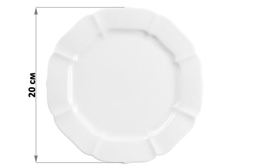 Набор 2 тарелок 20*20*1,5 см Грация, фарфор - Elan gallery фото 2