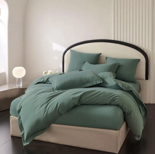 КПБ Mency Winni Бархатный Сатин на резинке по кругу MENBSR15 Евро