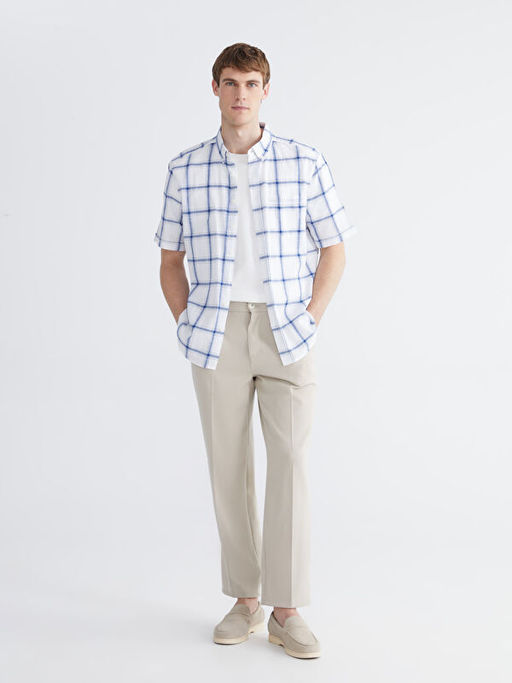 Regular Fit Kareli Erkek G?mlek