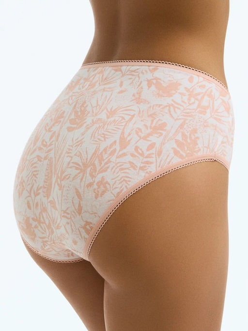 БMi_T Foglie 2221-03CE Slip Midi (листочки) - beige/print - Minimi фото 5