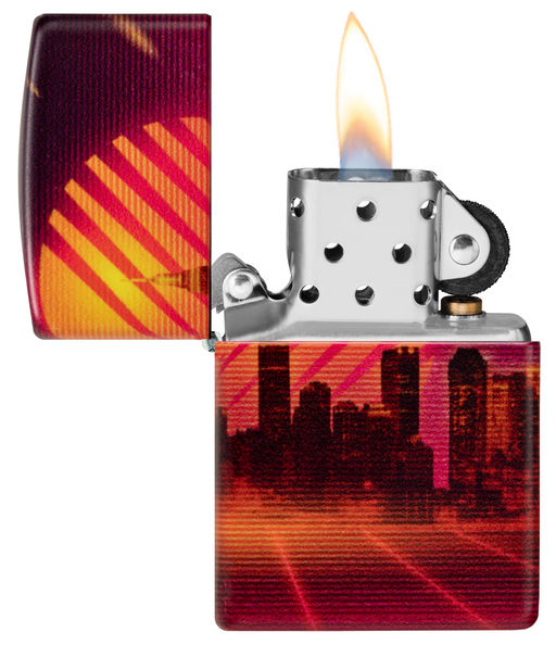 Зажигалка ZIPPO Кибергород | Cyber City 48505  фото 3