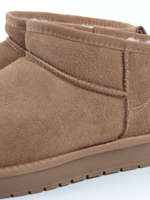 04-PF8300-2 LT. BROWN Угги женские (натуральная замша, 100% шерсть)