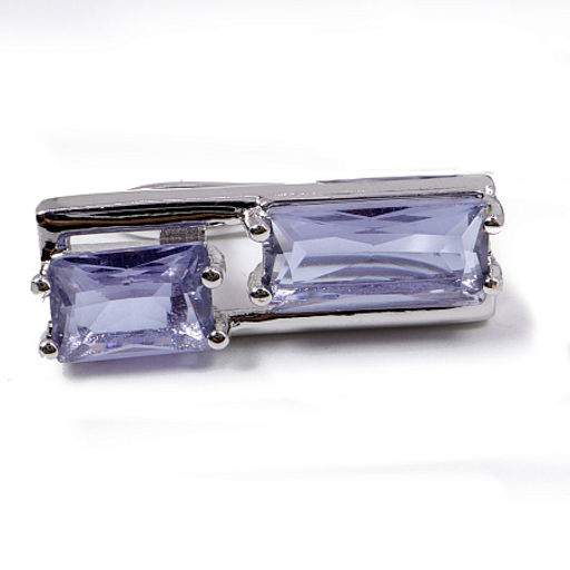 Комплект ювелирной бижутерии Silver Gold кольцо и серьги с Аметрином - Сандаловый дом фото 4