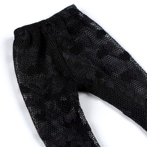 Колготки для куклы Сердечки, цвет чёрный - Simaland фото 9