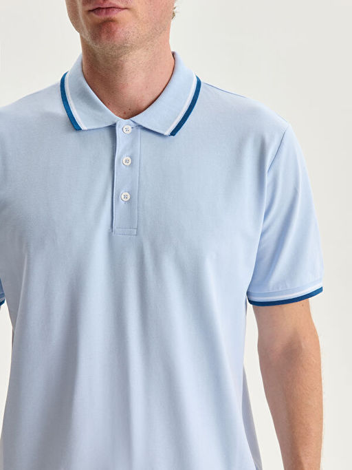 Polo Yaka K?sa Kollu Pike Erkek Ti??rt