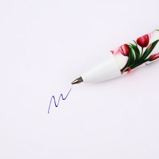 Цена за 10 шт. Ручка шариковая, синяя паста, 0.7 мм, автоматическая, матовая 8 марта: Вдохновляй