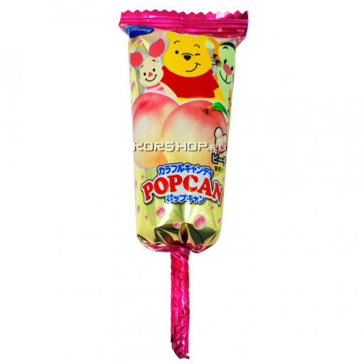 Карамель на палочке Popcan Glico, Япония, 10,5 г ( в ассорт.) Акция