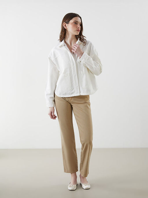 Oversize Kad?n Jean G?mlek